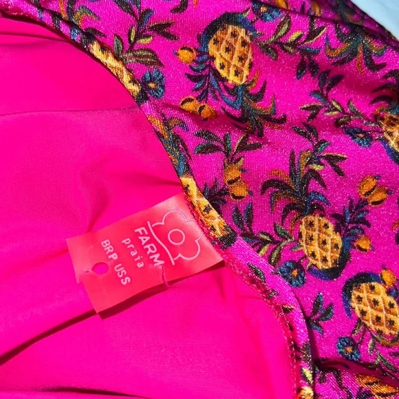 FARM Rio Fruit Dots One Piece Swimsuit, size small - Picture 10 of 12